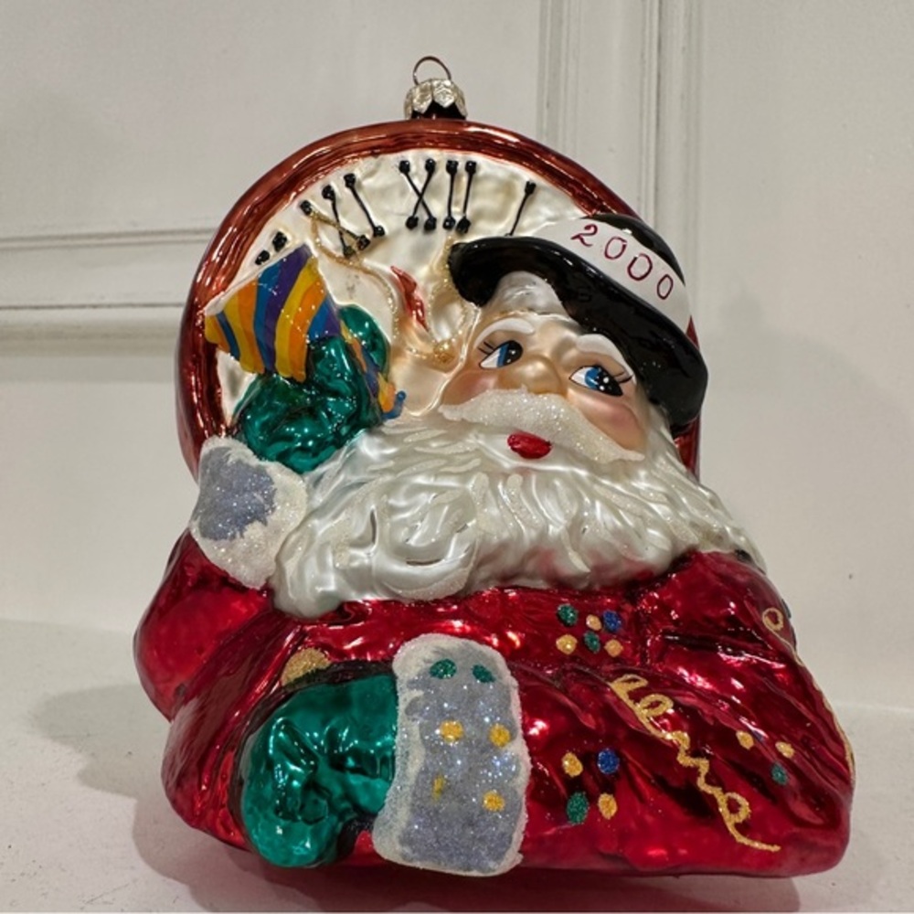 Christopher Radko | 2000 No Time For The Present New Year's - Great Condition